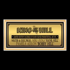 RARE-T King Of The Hill Promotional Art Limited Signature Edition Studio Licensed Custom Frame NEW
