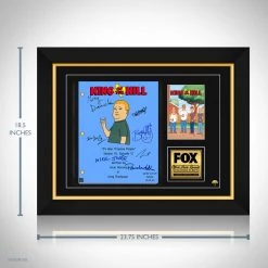 RARE-T Limited Edition Frames King Of The Hill Script Limited Signature Edition Studio Licensed Custom Frame