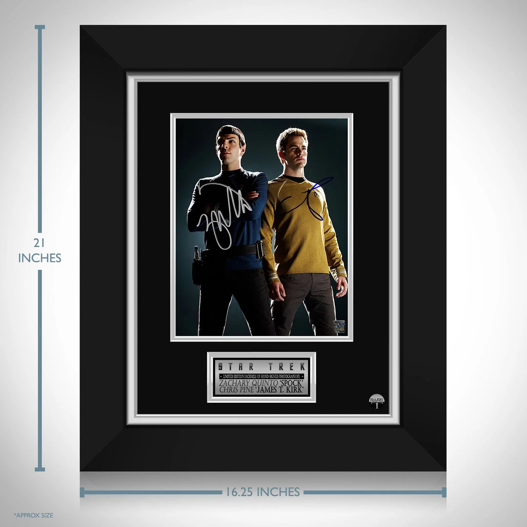 RARE-T Star Trek Into Darkness Spock & Kirk Limited Signature Edition Studio Licensed Photo Custom Frame 3 RARE-T Star Trek Into Darkness Spock & Kirk Limited Signature Edition Studio Licensed Photo Custom Frame