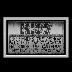 RARE-T Kiss Limited Signature Edition Studio Licensed Photo Custom Frame 12 RARE-T Kiss Limited Signature Edition Studio Licensed Photo Custom Frame