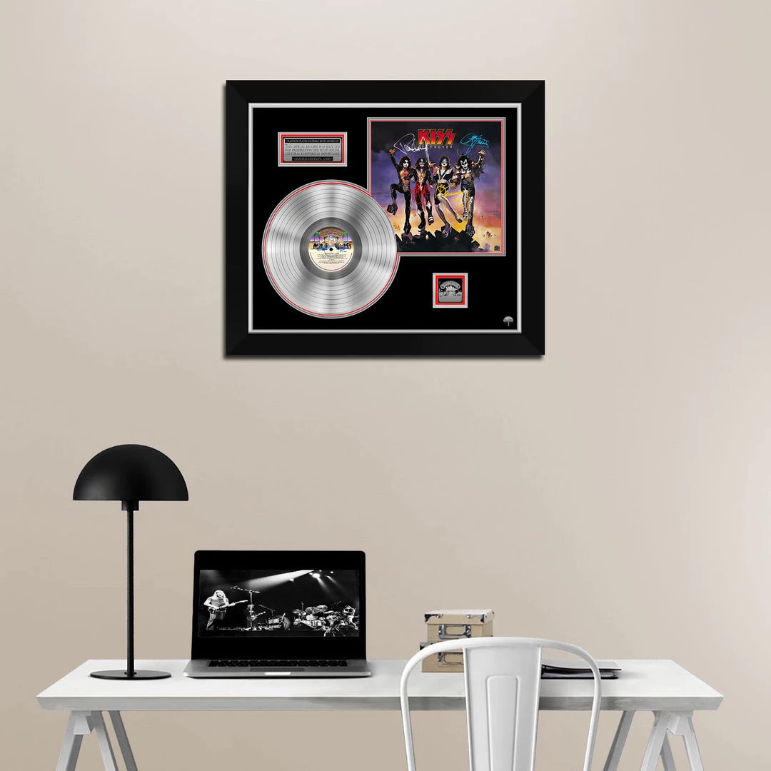 RARE-T Kiss - Destroyer Platinum LP Limited Signature Edition Studio Licensed Custom Frame Limited Edition Frames 2 RARE-T Kiss - Destroyer Platinum LP Limited Signature Edition Studio Licensed Custom Frame Limited Edition Frames