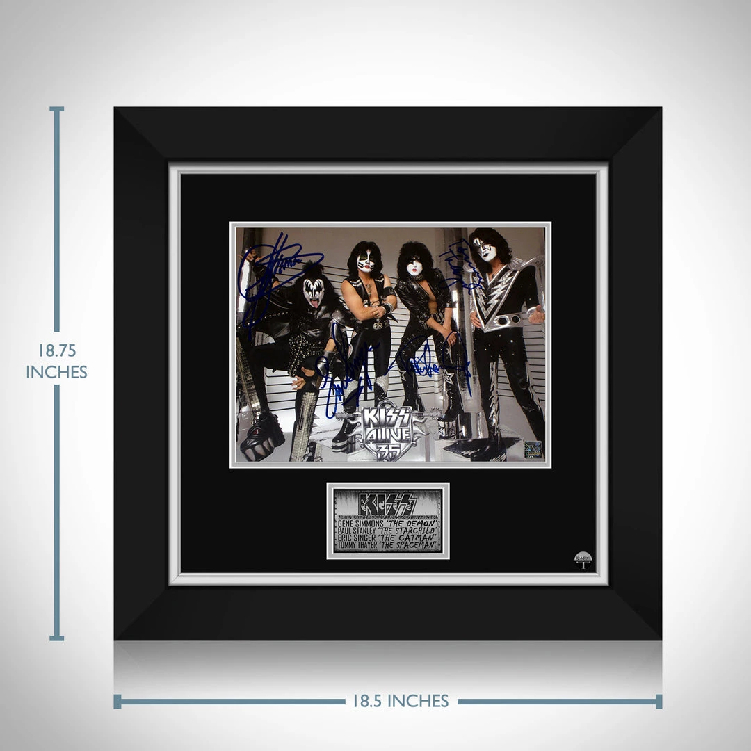 RARE-T Kiss Limited Signature Edition Studio Licensed Photo Custom Frame 3 RARE-T Kiss Limited Signature Edition Studio Licensed Photo Custom Frame
