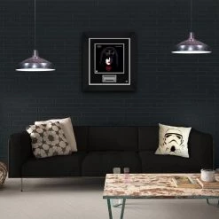 RARE-T KISS - Paul StanleyLimited Signature Edition Studio Licensed LP Cover Custom Frame