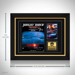 RARE-T Knight Rider 1982 Script Limited Signature Edition Studio Licensed Custom Frame Limited Edition Frames