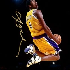 RARE-T Kobe Bryant #8 Los Angeles Lakers Slam Dunk Photo Limited Signature Edition Licensed Custom Frame