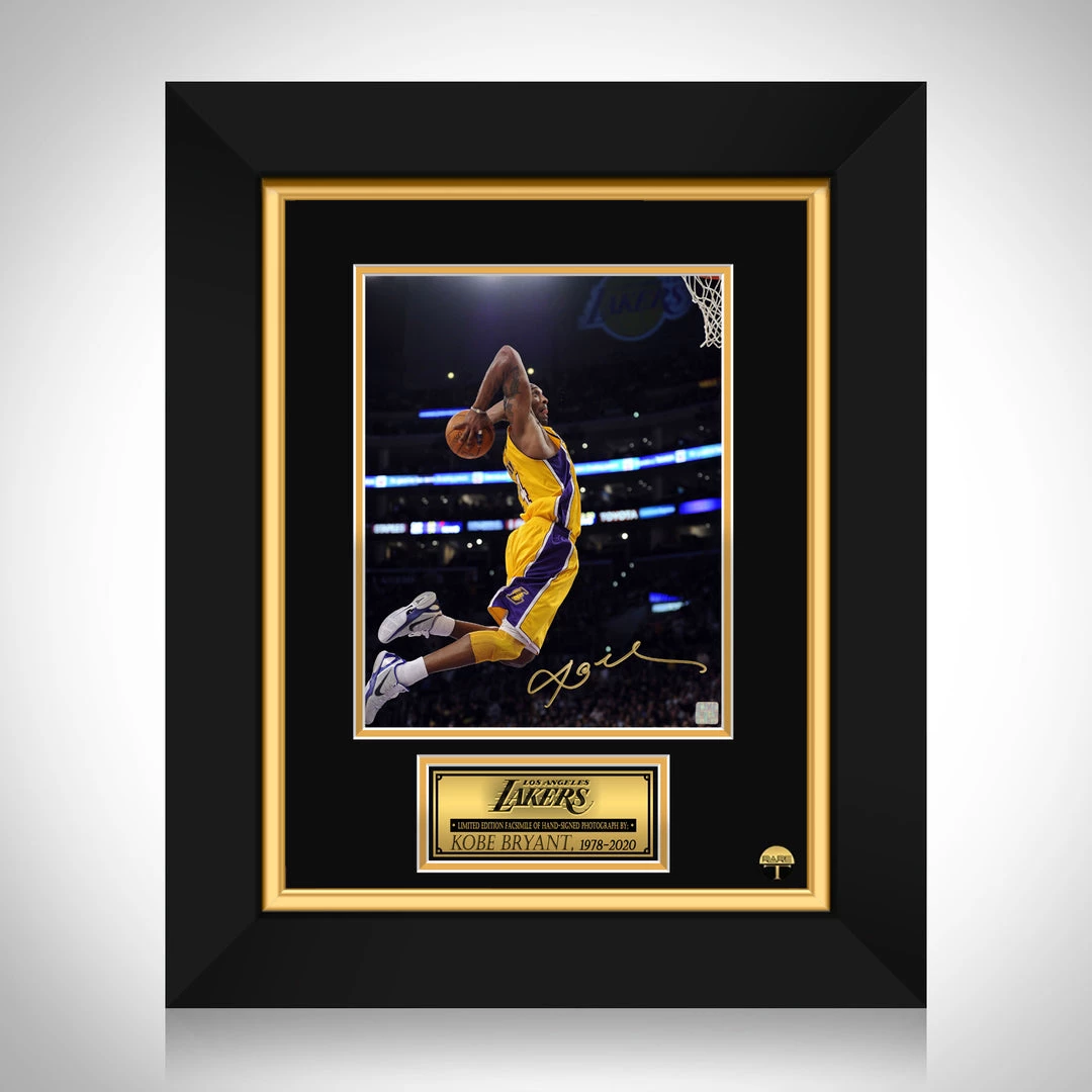RARE-T Limited Edition Frames Kobe Bryant #24 Los Angeles Lakers Memorial Photo Limited Signature Edition Licensed Custom Frame 1 RARE-T Limited Edition Frames Kobe Bryant #24 Los Angeles Lakers Memorial Photo Limited Signature Edition Licensed Custom Frame