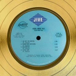 RARE-T Kool Moe Dee - Self Titled Gold LP Limited Signature Edition Studio Licensed Custom Frame Limited Edition Frames 14 RARE-T Kool Moe Dee - Self Titled Gold LP Limited Signature Edition Studio Licensed Custom Frame Limited Edition Frames