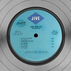 RARE-T Limited Edition Frames Kool Moe Dee - Self Titled Platinum LP Limited Signature Edition Studio Licensed Custom Frame