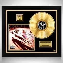 RARE-T Korn Self Titled Gold LP Limited Signature Edition Studio Licensed Custom Frame Limited Edition Frames