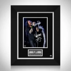 RARE-T Korn - Jonathan Davis Photo Limited Signature Edition Studio Licensed Custom Frame Limited Edition Frames