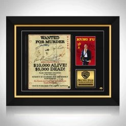RARE-T Kung Fu 1972 Script Limited Signature Edition Studio Licensed Custom Frame Limited Edition Frames