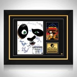 RARE-T Kung Fu Panda Script Limited Signature Edition Studio Licensed Custom Frame Limited Edition Frames