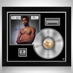 RARE-T Limited Edition Frames Kurtis Blow - 1980 Platinum LP Limited Signature Edition Studio Licensed Custom Frame
