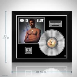 RARE-T Limited Edition Frames Kurtis Blow - 1980 Platinum LP Limited Signature Edition Studio Licensed Custom Frame 12 RARE-T Limited Edition Frames Kurtis Blow - 1980 Platinum LP Limited Signature Edition Studio Licensed Custom Frame