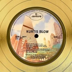 RARE-T Kurtis Blow - 1980 Gold LP Limited Signature Edition Studio Licensed Custom Frame