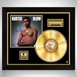 RARE-T Kurtis Blow - 1980 Gold LP Limited Signature Edition Studio Licensed Custom Frame
