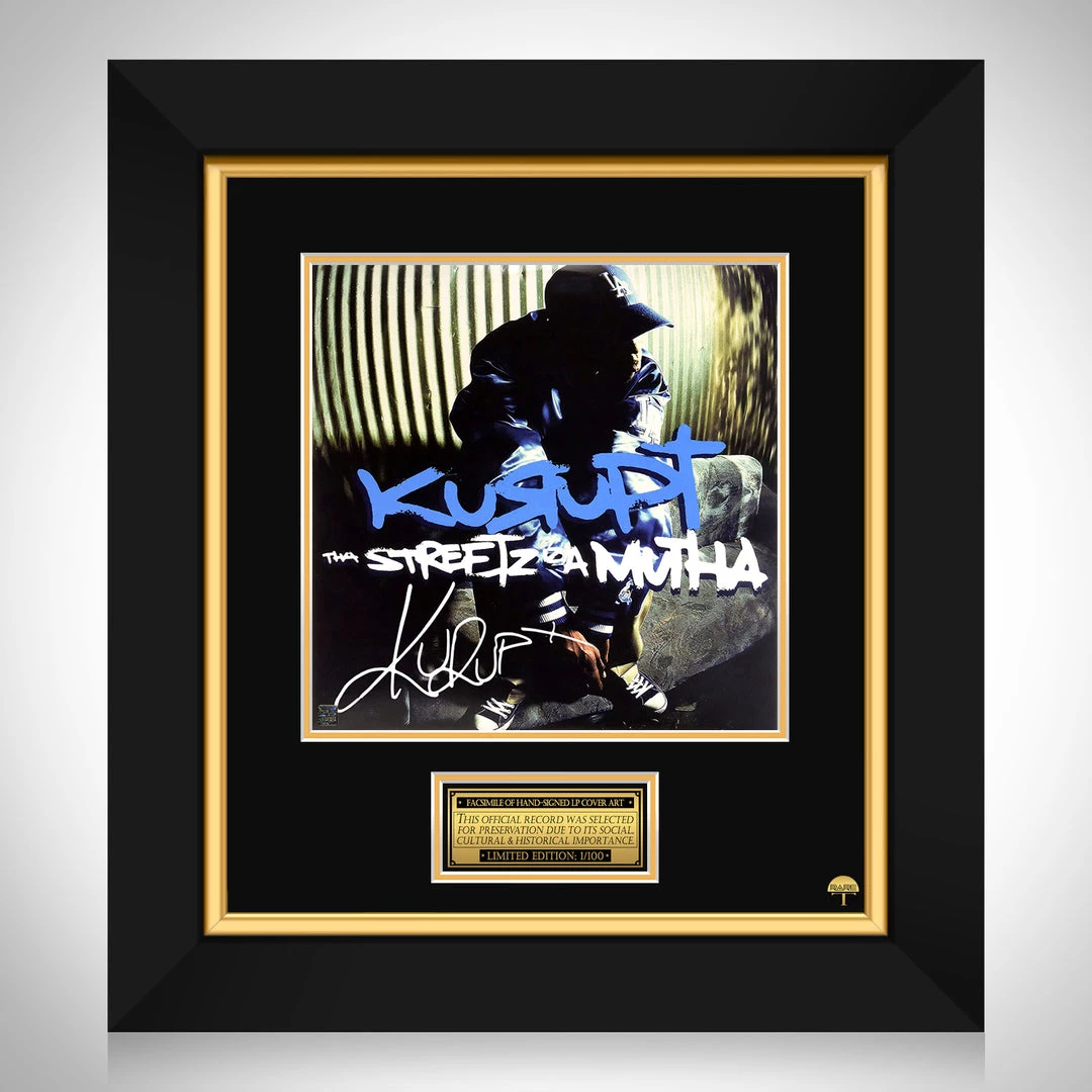 RARE-T Limited Edition Frames Kurupt - Tha Streetz Iz A Mutha LP Cover Limited Signature Edition Studio Licensed Custom Frame 1 RARE-T Limited Edition Frames Kurupt - Tha Streetz Iz A Mutha LP Cover Limited Signature Edition Studio Licensed Custom Frame