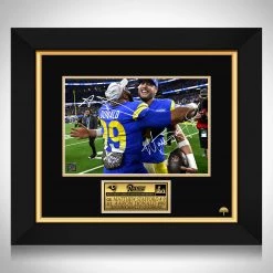 RARE-T Los Angeles Rams - Stafford & Donald Photo Limited Signature Edition Studio Licensed Custom Frame