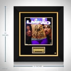 RARE-T Limited Edition Frames LMFAO - Sorry For Party Rocking LP Cover Limited Signature Edition Studio Licensed Custom Frame