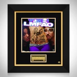 RARE-T Limited Edition Frames LMFAO - Sorry For Party Rocking LP Cover Limited Signature Edition Studio Licensed Custom Frame