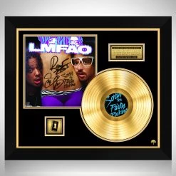 RARE-T LMFAO - Sorry For Party Rocking Gold LP Limited Signature Edition Studio Licensed Custom Frame