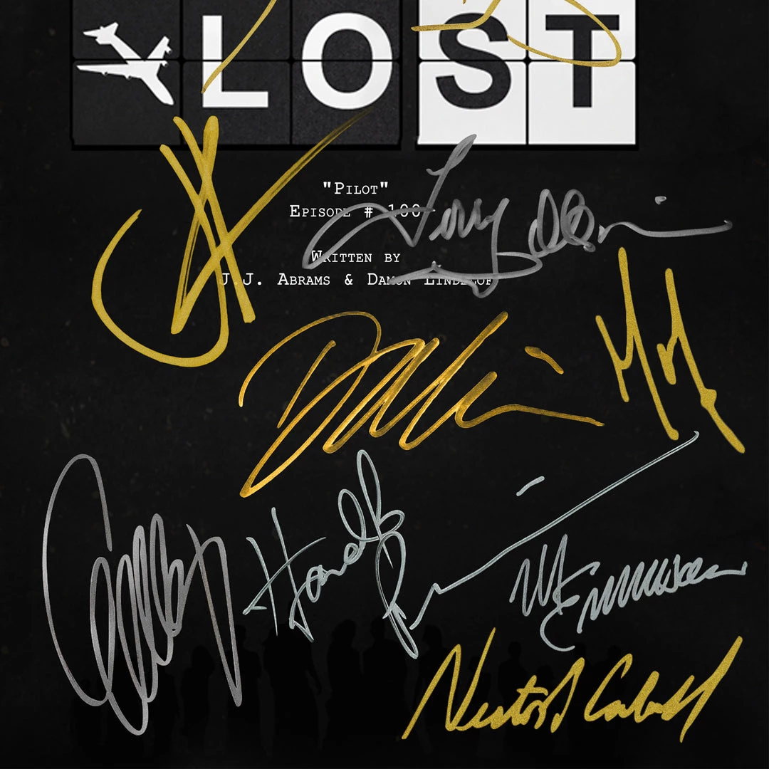 RARE-T Lost Script Limited Signature Edition Studio Licensed Custom Frame Limited Edition Frames 5 RARE-T Lost Script Limited Signature Edition Studio Licensed Custom Frame Limited Edition Frames