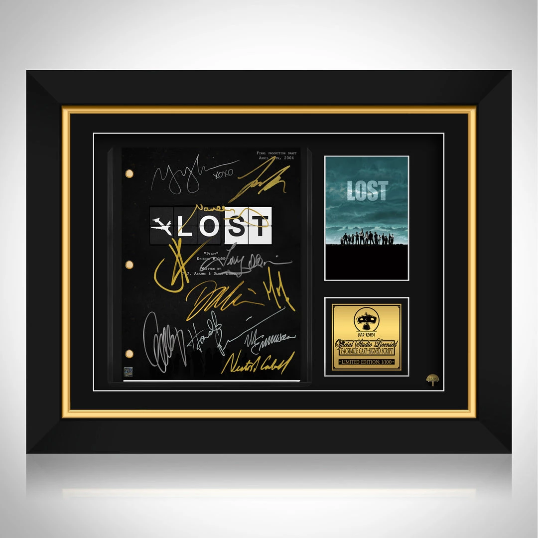 RARE-T Lost Script Limited Signature Edition Studio Licensed Custom Frame Limited Edition Frames 1 RARE-T Lost Script Limited Signature Edition Studio Licensed Custom Frame Limited Edition Frames