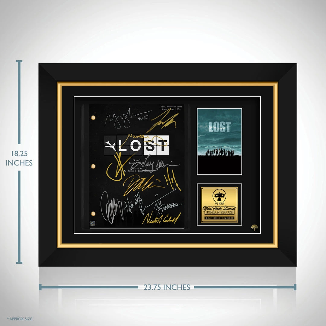 RARE-T Lost Script Limited Signature Edition Studio Licensed Custom Frame Limited Edition Frames 8 RARE-T Lost Script Limited Signature Edition Studio Licensed Custom Frame Limited Edition Frames