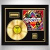 RARE-T Guardians Of The Galaxy Movie Soundtrack Gold LP Limited Signature Edition Licensed Custom Frame