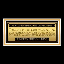 RARE-T Star Wars The Empire Strikes Back Soundtrack Limited Signature Edition Gold LP Custom Frame