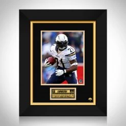 RARE-T San Diego Chargers - LaDainian Tomlinson Photo Limited Signature Edition Studio Licensed Custom Frame NEW