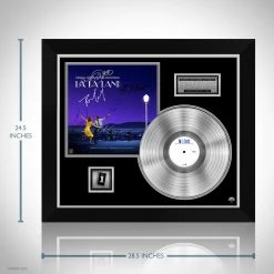 RARE-T La La Land - Original Motion Picture Soundtrack Platinum LP Limited Signature Edition Studio Licensed Custom Frame