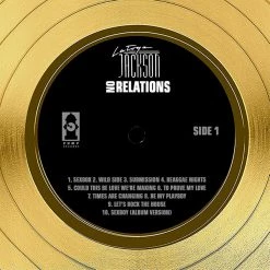 RARE-T LaToya Jackson - No Relationships Gold LP Limited Signature Edition Studio Licensed Custom Frame Limited Edition Frames