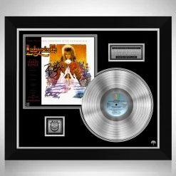 RARE-T Labyrinth Soundtrack Platinum LP Limited Signature Edition Studio Licensed Custom Frame Limited Edition Frames