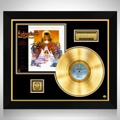 RARE-T Labyrinth Soundtrack Gold LP Limited Signature Edition Studio Licensed Custom Frame Limited Edition Frames