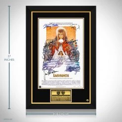 RARE-T Labyrinth Mini Poster Limited Signature Edition Studio Licensed Custom Frame