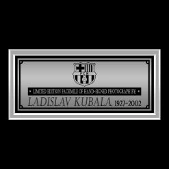 RARE-T FC Barcelona - Ladislav Kubala Photo Limited Signature Edition Studio Licensed Custom Frame Sports Memorabilia