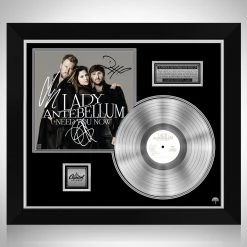 RARE-T Limited Edition Frames Lady Antebellum - Need You Now Platinum LP Limited Signature Edition Studio Licensed Custom Frame