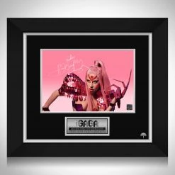 RARE-T Lady Gaga Photo Limited Signature Edition Studio Licensed Custom Frame