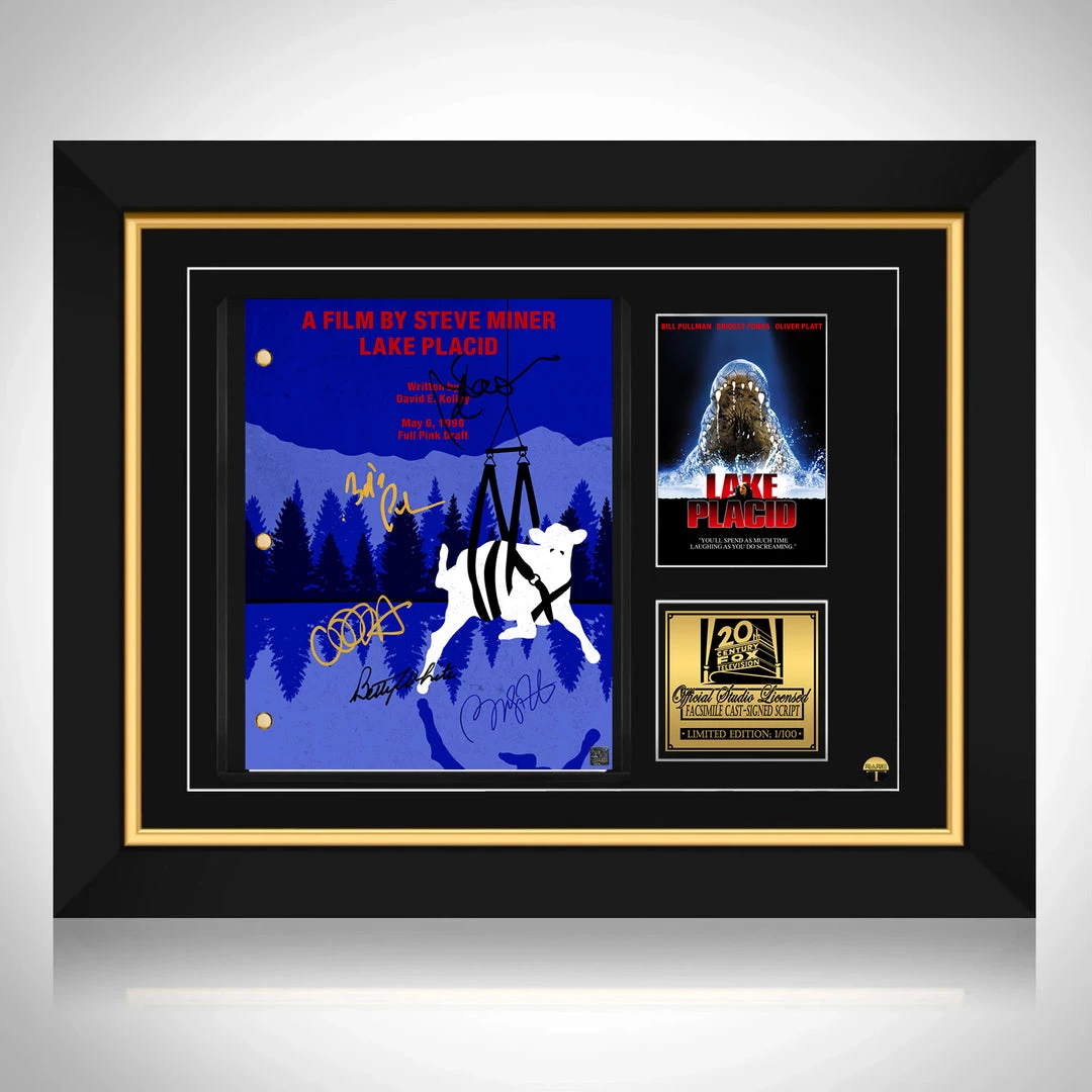 RARE-T Lake Placid Script Limited Signature Edition Studio Licensed Custom Frame Limited Edition Frames 1 RARE-T Lake Placid Script Limited Signature Edition Studio Licensed Custom Frame Limited Edition Frames