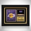 RARE-T Los Angeles Lakers Franchise Photo Limited Signature Edition Licensed Custom Frame Sports Memorabilia