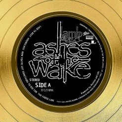 RARE-T Lamb Of God - Ashes Of The Wake Gold LP Limited Signature Edition Studio Licensed Custom Frame Limited Edition Frames