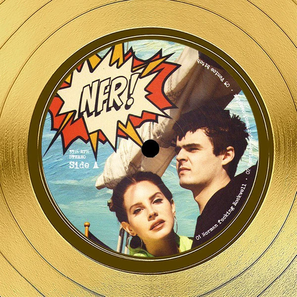 RARE-T Lana Del Rey - Norman Fucking Rockwell! Gold LP Limited Signature Edition Studio Licensed Custom Frame 5 RARE-T Lana Del Rey - Norman Fucking Rockwell! Gold LP Limited Signature Edition Studio Licensed Custom Frame