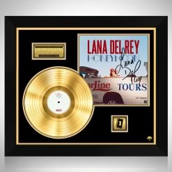 RARE-T Limited Edition Frames Lana Del Rey - Honeymoon Gold LP Limited Signature Edition Studio Licensed Custom Frame