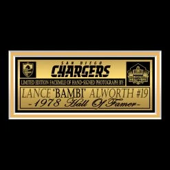 RARE-T San Diego Chargers - Lance Alworth Photo Limited Signature Edition Studio Licensed Custom Frame 11 RARE-T San Diego Chargers - Lance Alworth Photo Limited Signature Edition Studio Licensed Custom Frame