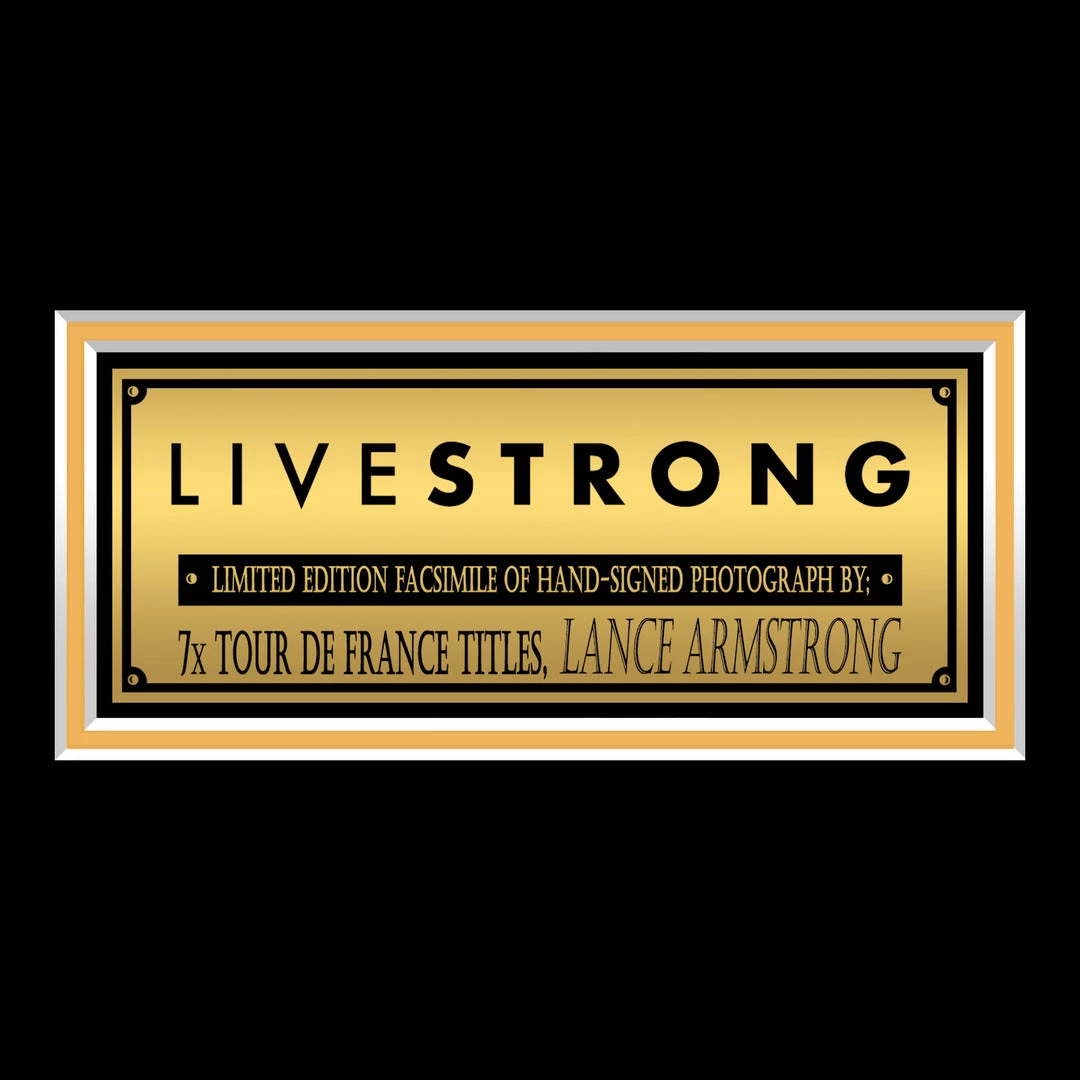 RARE-T Sports Memorabilia Lance Armstrong Photo Limited Signature Edition Studio Licensed Custom Frame 5 RARE-T Sports Memorabilia Lance Armstrong Photo Limited Signature Edition Studio Licensed Custom Frame