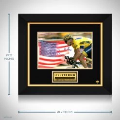 RARE-T Sports Memorabilia Lance Armstrong Photo Limited Signature Edition Studio Licensed Custom Frame 9 RARE-T Sports Memorabilia Lance Armstrong Photo Limited Signature Edition Studio Licensed Custom Frame