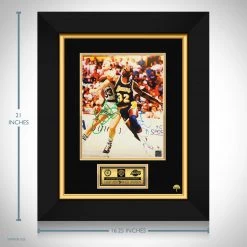 RARE-T Larry Bird & Magic Johnson Limited Signature Edition Studio Licensed Photo Custom Frame Sports Memorabilia
