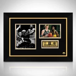 RARE-T Limited Edition Frames Larry Bird & Magic Johnson Photo Limited Signature Edition Studio Licensed Custom Frame