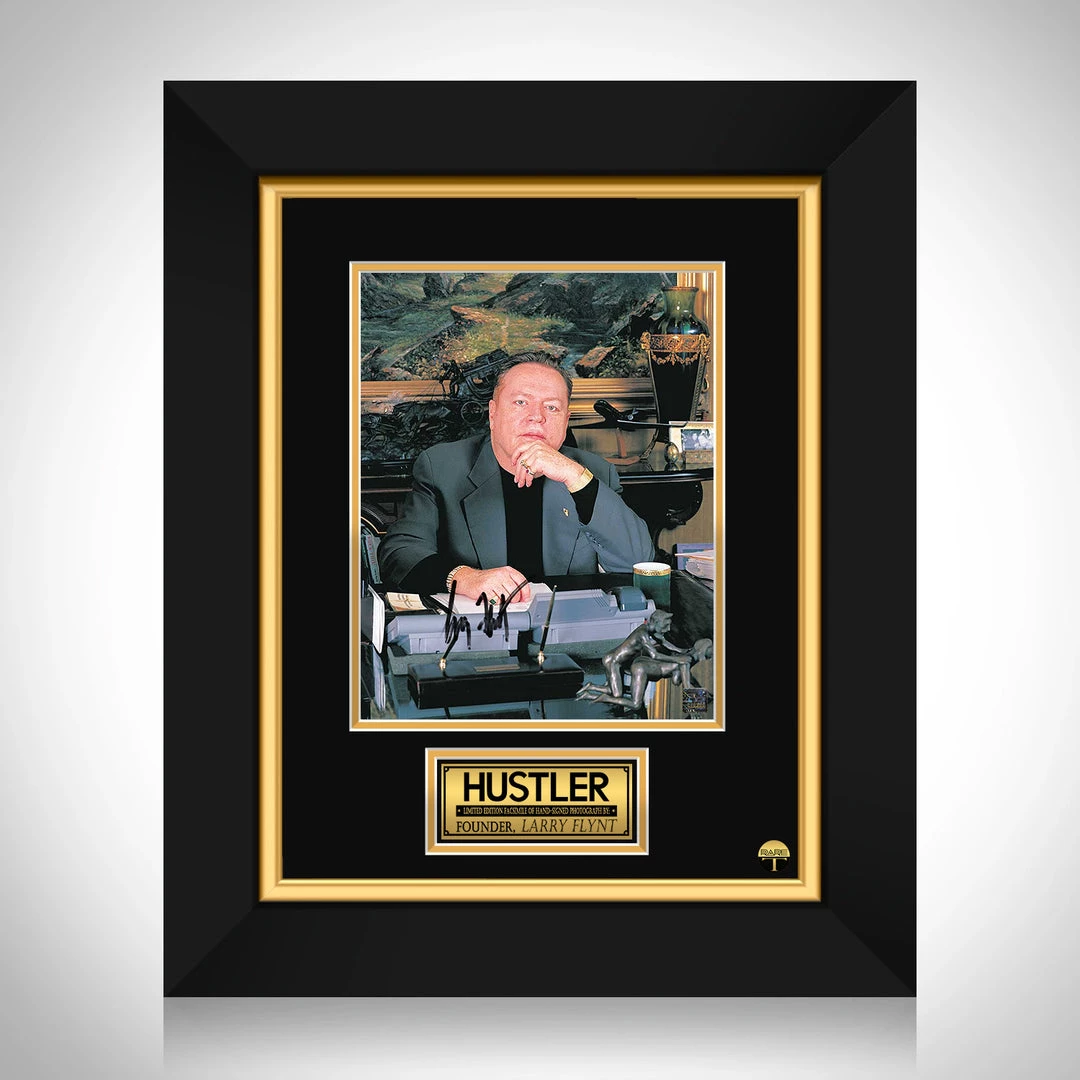 RARE-T Larry Flynt Limited Signature Edition Studio Licensed Photo Custom Frame 1 RARE-T Larry Flynt Limited Signature Edition Studio Licensed Photo Custom Frame